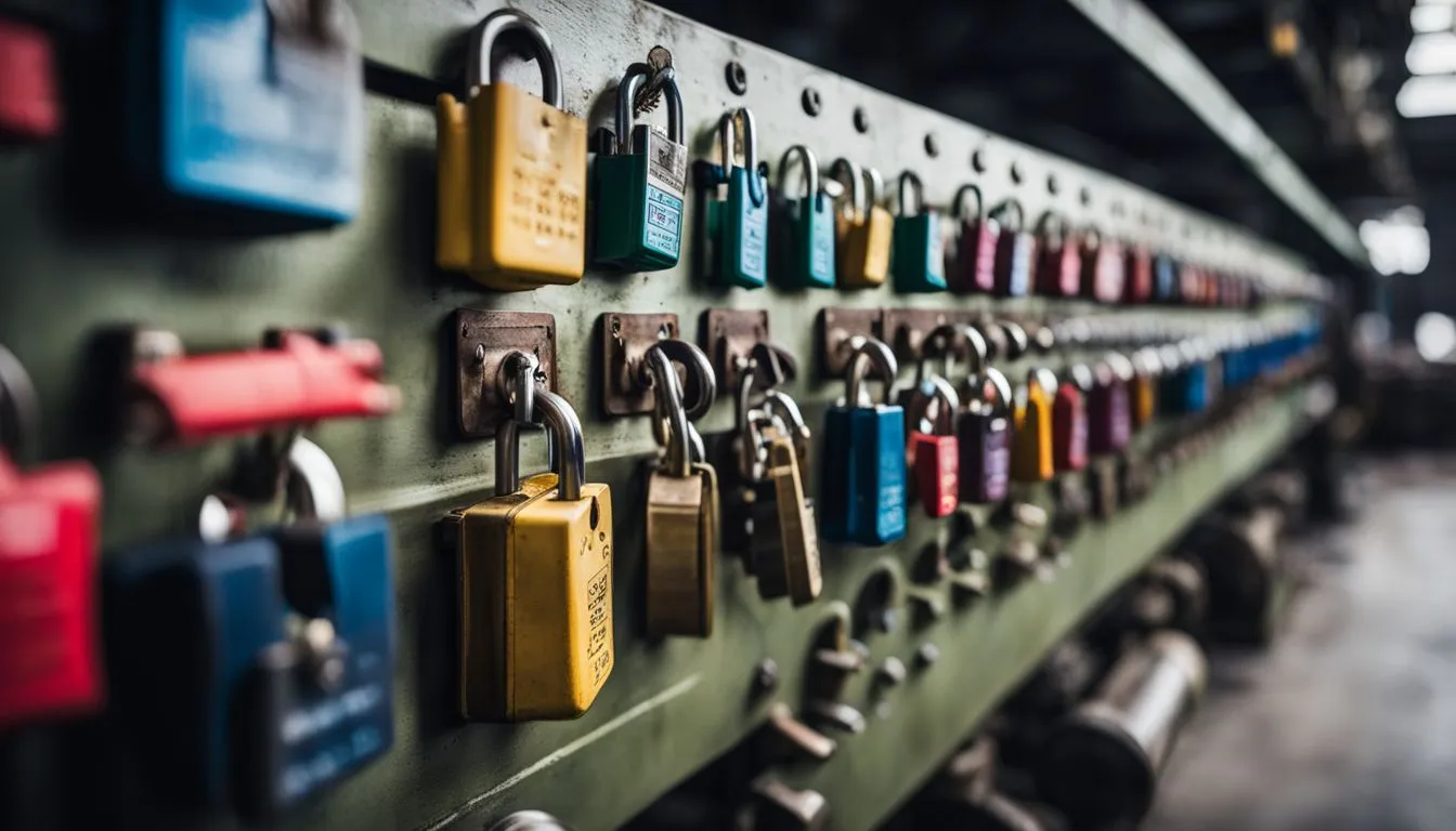 colours and procedures for locks and tags