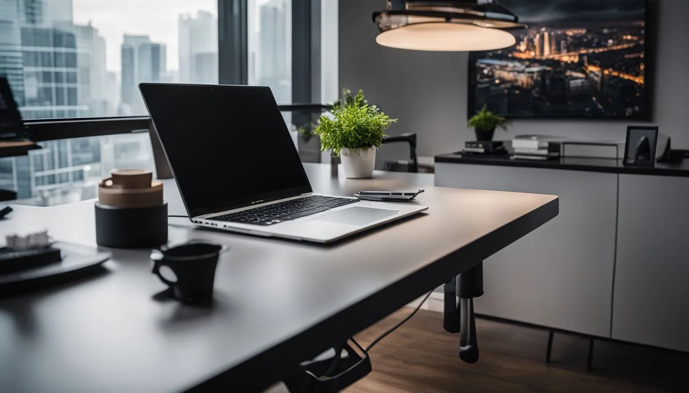 integrating locking brackets into evolving work environments