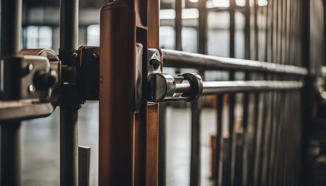 locking brackets and workplace security