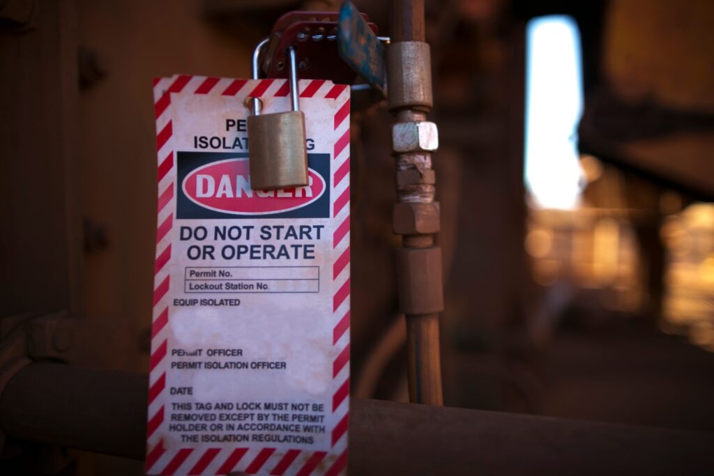 Danger tag