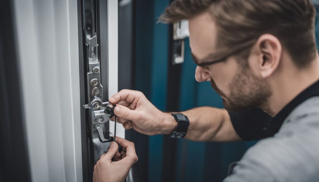 installation and maintenance of locking brackets
